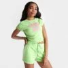 Women's Juicy Couture Dump Him Mini Crop Top Sour Apple - 11000938 321 -Nike Store 11000938 321 M1