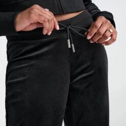 Women's Juicy Couture OG Big Bling Velour Track Pants Liquorice - 11001076 041 13 Women's Juicy Couture OG Big Bling Velour Track Pants Liquorice - 11001076 041 -Nike Store 11001076 041 M6