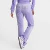 Women's Juicy Couture OG Big Bling Velour Track Pants Freesia - 11001076 543 -Nike Store 11001076 543 M1