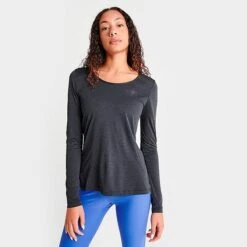 Women's On Performance Long-Sleeve T-Shirt Black - 21300241 002