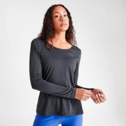 Women's On Performance Long-Sleeve T-Shirt Black - 21300241 002 -Nike Store 21300241 002 M3