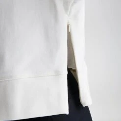 Women's On Running Crew Neck Sweatshirt Undyed-White - 25301114 101 -Nike Store 25301114 101 M5