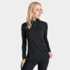 Women's On Climate Quarter-Zip Running Top Black - 26300471 002 -Nike Store 26300471 002 M1