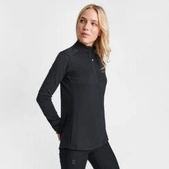 Women's On Climate Quarter-Zip Running Top Black - 26300471 002 -Nike Store 26300471 002 M3