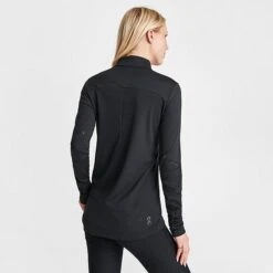 Women's On Climate Quarter-Zip Running Top Black - 26300471 002 -Nike Store 26300471 002 M4