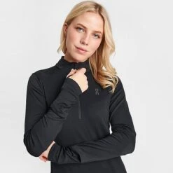 Women's On Climate Quarter-Zip Running Top Black - 26300471 002 -Nike Store 26300471 002 M5