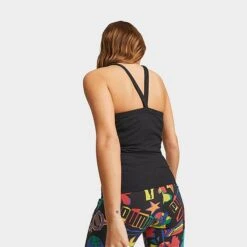 Women's Puma Classics Ribbed Tank Top PUMA Black - 53807801 001 -Nike Store 53807801 001 M3