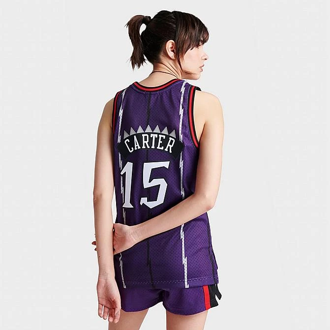 Women's Mitchell And Ness Toronto Raptors NBA Vince Carter Hardwood Classics Swingman Jersey Purple - 8120TRAD PUR 3 Women's Mitchell And Ness Toronto Raptors NBA Vince Carter Hardwood Classics Swingman Jersey Purple - 8120TRAD PUR