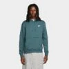 Nike Sportswear Club Fleece Embroidered Hoodie Faded Spruce/Faded Spruce/White - BV2654 309 -Nike Store BV2654 309 M1