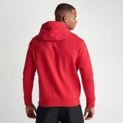 Nike Sportswear Club Fleece Embroidered Hoodie University Red/University Red/White - BV2654 657 -Nike Store BV2654 657 M4