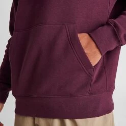 Nike Sportswear Club Fleece Embroidered Hoodie Night Maroon/Night Maroon/White - BV2654 681 -Nike Store BV2654 681 M6