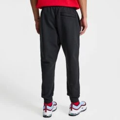 Nike Sportswear Club Fleece Cuffed Jogger Pants Black/Black/White - BV2671 010 -Nike Store BV2671 010 M4
