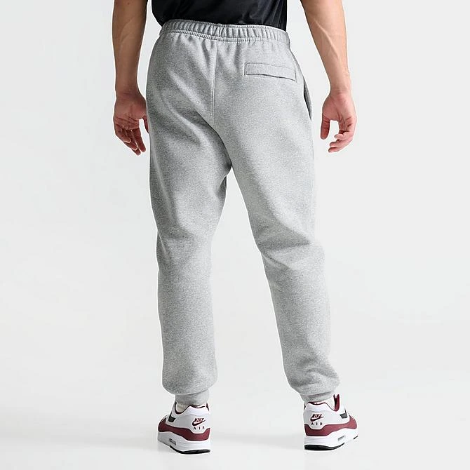 Nike Sportswear Club Fleece Cuffed Jogger Pants Dark Grey Heather/Matte Silver/White - BV2671 063 6 Nike Sportswear Club Fleece Cuffed Jogger Pants Dark Grey Heather/Matte Silver/White - BV2671 063 - Image 4