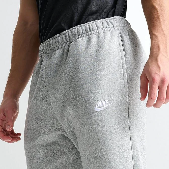 Nike Sportswear Club Fleece Cuffed Jogger Pants Dark Grey Heather/Matte Silver/White - BV2671 063 7 Nike Sportswear Club Fleece Cuffed Jogger Pants Dark Grey Heather/Matte Silver/White - BV2671 063 - Image 5