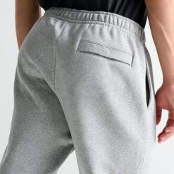 Nike Sportswear Club Fleece Cuffed Jogger Pants Dark Grey Heather/Matte Silver/White - BV2671 063 13 Nike Sportswear Club Fleece Cuffed Jogger Pants Dark Grey Heather/Matte Silver/White - BV2671 063 -Nike Store BV2671 063 M6