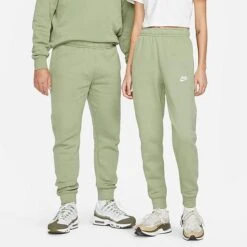 Nike Sportswear Club Fleece Cuffed Jogger Pants Oil Green/Oil Green/White - BV2671 386
