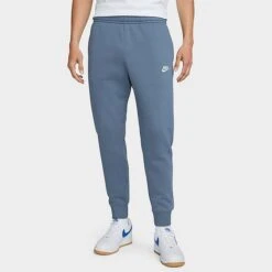 Nike Sportswear Club Fleece Cuffed Jogger Pants Diffused Blue/Diffused Blue/White - BV2671 491