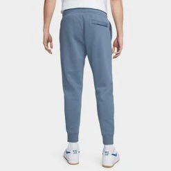 Nike Sportswear Club Fleece Cuffed Jogger Pants Diffused Blue/Diffused Blue/White - BV2671 491 -Nike Store BV2671 491 M3