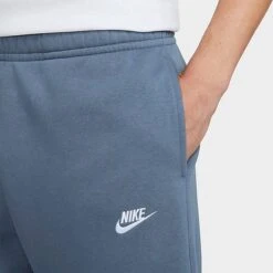 Nike Sportswear Club Fleece Cuffed Jogger Pants Diffused Blue/Diffused Blue/White - BV2671 491 -Nike Store BV2671 491 M4