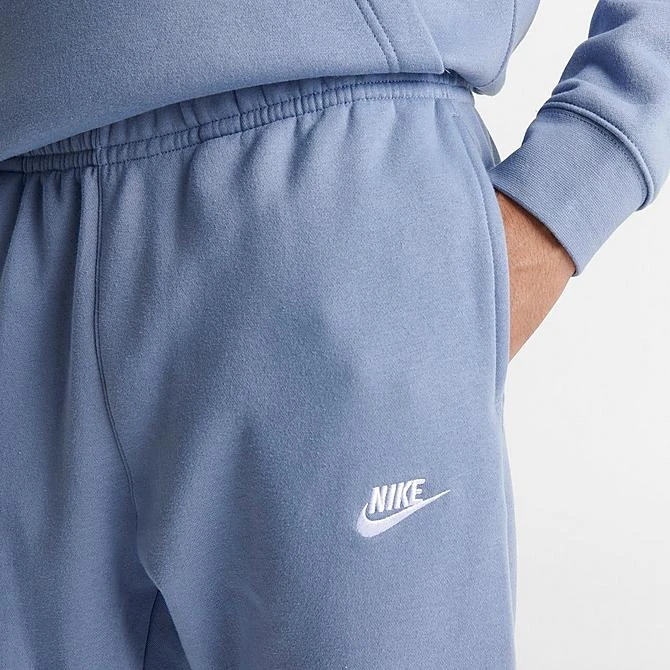Nike Sportswear Club Fleece Cuffed Jogger Pants Ashen Slate/Ashen Slate/White - BV2671 493 7 Nike Sportswear Club Fleece Cuffed Jogger Pants Ashen Slate/Ashen Slate/White - BV2671 493 - Image 5