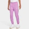 Nike Sportswear Club Fleece Cuffed Jogger Pants Violet Shock/Violet Shock/White - BV2671 591 -Nike Store BV2671 591 M1