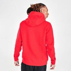 Nike Sportswear Club Fleece Hoodie University Red/White/White - BV2973 657 11 Nike Sportswear Club Fleece Hoodie University Red/White/White - BV2973 657 -Nike Store BV2973 657 M4