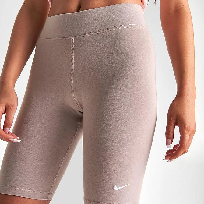 Women's Nike Sportswear Essential Mid-Rise 10 Inch Bike Shorts Diffused Taupe - CZ8526 272 7 Women's Nike Sportswear Essential Mid-Rise 10 Inch Bike Shorts Diffused Taupe - CZ8526 272 - Image 5