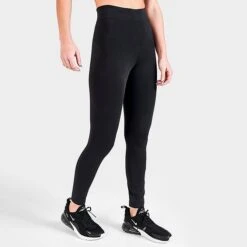 Women's Nike Sportswear Essential High-Waisted Leggings Black/White - CZ8528 010 -Nike Store CZ8528 010 M3