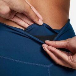 Women's Nike One Mid-Rise 7 Inch Bike Shorts Valerian Blue/White - DD0243 460 -Nike Store DD0243 460 M5