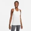 Women's Nike Dri-FIT ADV Aura Slim FIt Tank Top White/Reflective Silver - DD0585 100 -Nike Store DD0585 100 M1