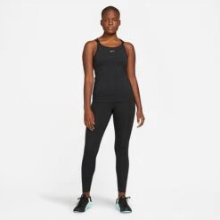 Women's Nike Dri-FIT One Luxe Strappy Tank Black/Reflective Silver - DD4931 010 9 Women's Nike Dri-FIT One Luxe Strappy Tank Black/Reflective Silver - DD4931 010 -Nike Store DD4931 010 M3