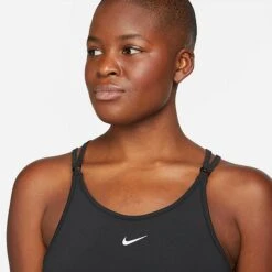 Women's Nike Dri-FIT One Luxe Strappy Tank Black/Reflective Silver - DD4931 010 10 Women's Nike Dri-FIT One Luxe Strappy Tank Black/Reflective Silver - DD4931 010 -Nike Store DD4931 010 M4