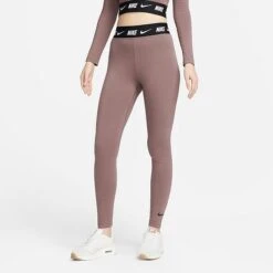 Women's Nike Sportswear Club High-Waisted Leggings Plum Eclipse/Black - DM4651 291