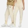 Women's Nike Sportswear Club Fleece Mid-Rise Jogger Pants Coconut Milk/Black - DQ5191 113 -Nike Store DQ5191 113 M1