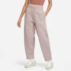Women's Nike Sportswear Phoenix Fleece Curve Sweatpants Diffused Taupe/Sail - DQ5678 272