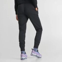 Women's Nike Sportswear Phoenix Fleece High-Waisted Jogger Sweatpants Black/Sail - DQ5688 010 -Nike Store DQ5688 010 M4