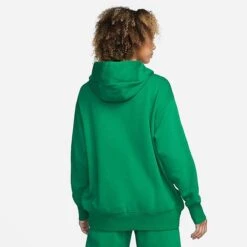 Women's Nike Sportswear Phoenix Fleece Oversized Full-Zip Hoodie Malachite/Sail - DQ5758 365 -Nike Store DQ5758 365 M2