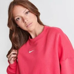 Women's Nike Sportswear Phoenix Fleece Oversized Crewneck Sweatshirt - DQ5761 648 -Nike Store DQ5761 648 M5