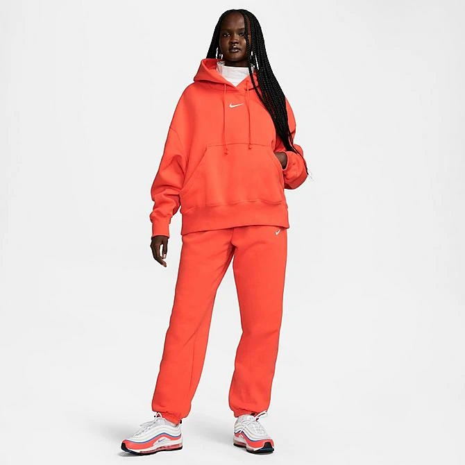 Women's Nike Sportswear Phoenix Fleece Oversized Pullover Hoodie Picante Red/Sail - DQ5858 633 5 Women's Nike Sportswear Phoenix Fleece Oversized Pullover Hoodie Picante Red/Sail - DQ5858 633 - Image 3