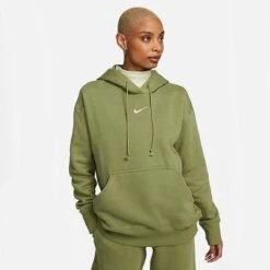 Women's Nike Sportswear Phoenix Fleece Oversized Pullover Hoodie Alligator/Sail - DQ5860 334