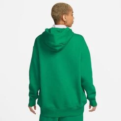 Women's Nike Sportswear Phoenix Fleece Oversized Pullover Hoodie Malachite/Sail - DQ5860 365 -Nike Store DQ5860 365 M2