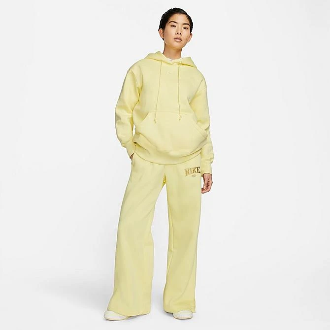 Women's Nike Sportswear Phoenix Fleece Oversized Pullover Hoodie Lemon Chiffon/Sail - DQ5860 706 4 Women's Nike Sportswear Phoenix Fleece Oversized Pullover Hoodie Lemon Chiffon/Sail - DQ5860 706 - Image 2