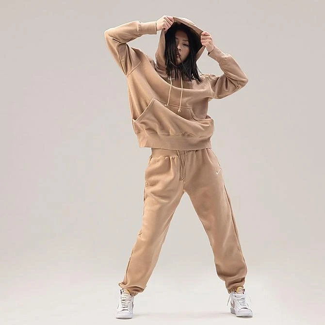 Women's Nike Sportswear Phoenix Fleece Oversized High-Waist Jogger Pants Hemp/Sail - DQ5887 200 5 Women's Nike Sportswear Phoenix Fleece Oversized High-Waist Jogger Pants Hemp/Sail - DQ5887 200 - Image 3