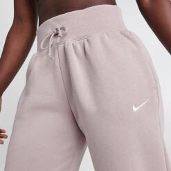 Women's Nike Sportswear Phoenix Fleece Oversized High-Waist Jogger Pants Diffused Taupe/Sail - DQ5887 272 -Nike Store DQ5887 272 M5