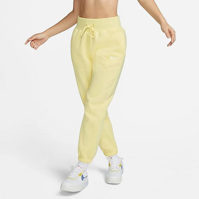 Women's Nike Sportswear Phoenix Fleece Oversized High-Waist Jogger Pants Lemon Chiffon/Sail - DQ5887 706 3 Women's Nike Sportswear Phoenix Fleece Oversized High-Waist Jogger Pants Lemon Chiffon/Sail - DQ5887 706