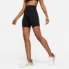 Women's Nike Go Firm-Support High-Waisted 8-Inch Bike Shorts Black/Black - DQ5923 010 -Nike Store DQ5923 010 M1