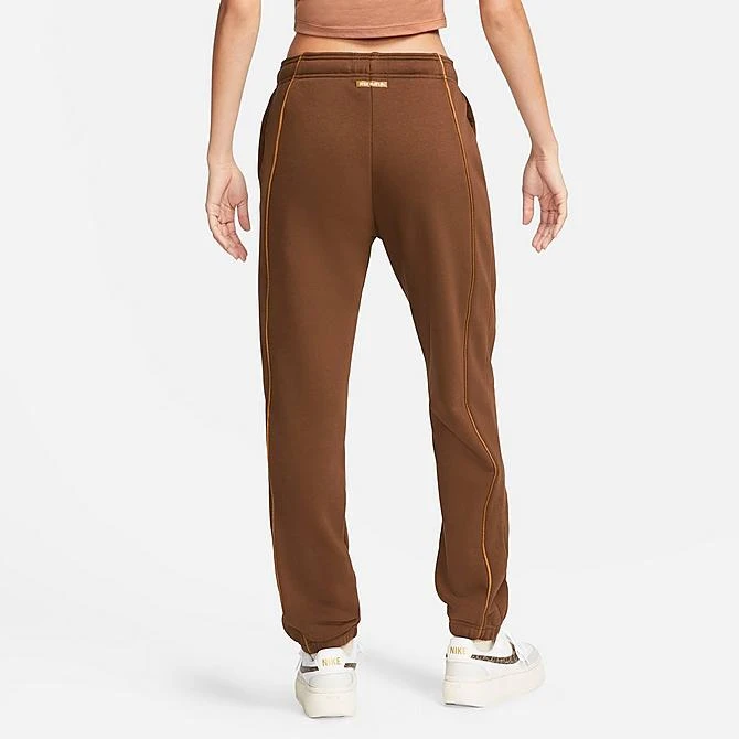 Women's Nike Air Mid-Rise Fleece Jogger Pants Cocao Wow/Ale Brown/Ale Brown - DQ6563 259 4 Women's Nike Air Mid-Rise Fleece Jogger Pants Cocao Wow/Ale Brown/Ale Brown - DQ6563 259 - Image 2