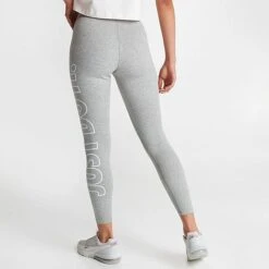 Women's Nike Sportswear Classics JDI High-Waisted Leggings Dark Grey Heather - DV7793 063 -Nike Store DV7793 063 M4
