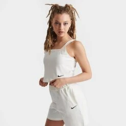 Women's Nike Sportswear Jersey Cami Tank Sail/Black - DV7952 133