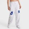 Women's Nike Sportswear Circa 96 High-Waisted French Terry Jogger Pants Birch Heather - DV8088 051 -Nike Store DV8088 051 M1